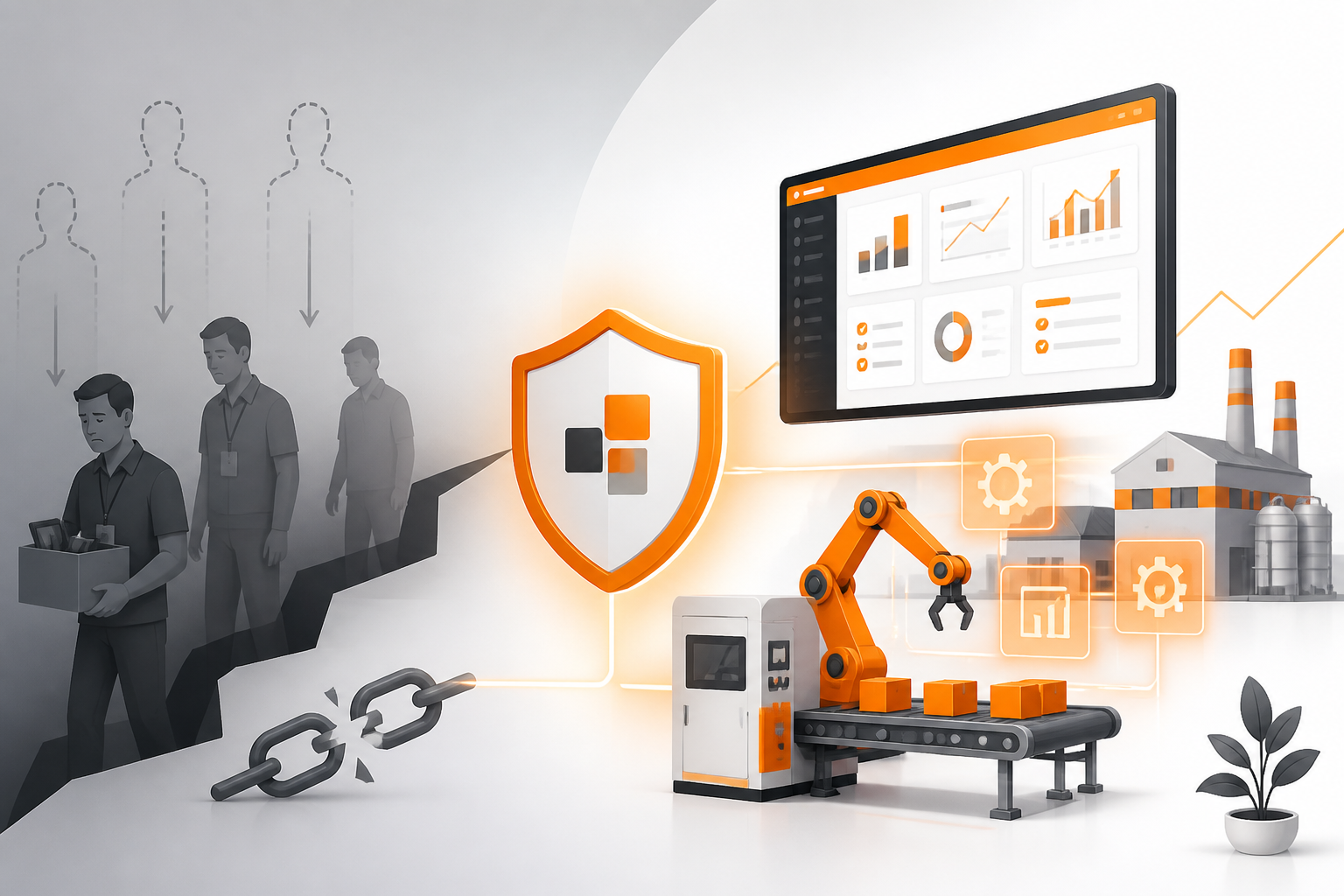 Escassez de Talentos? Como o ERP Industrial Blinda sua Operação Contra o Turnover Técnico