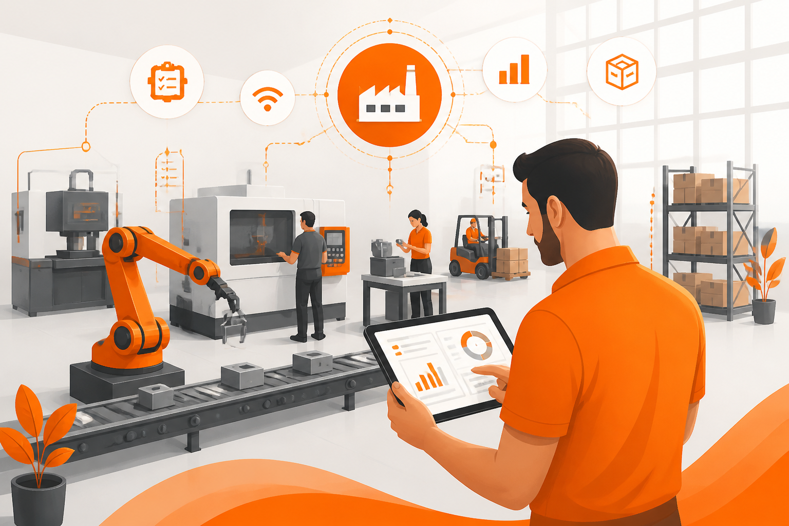 Fábrica Inteligente para PMEs: O Guia Prático da Transformação Digital Operacional