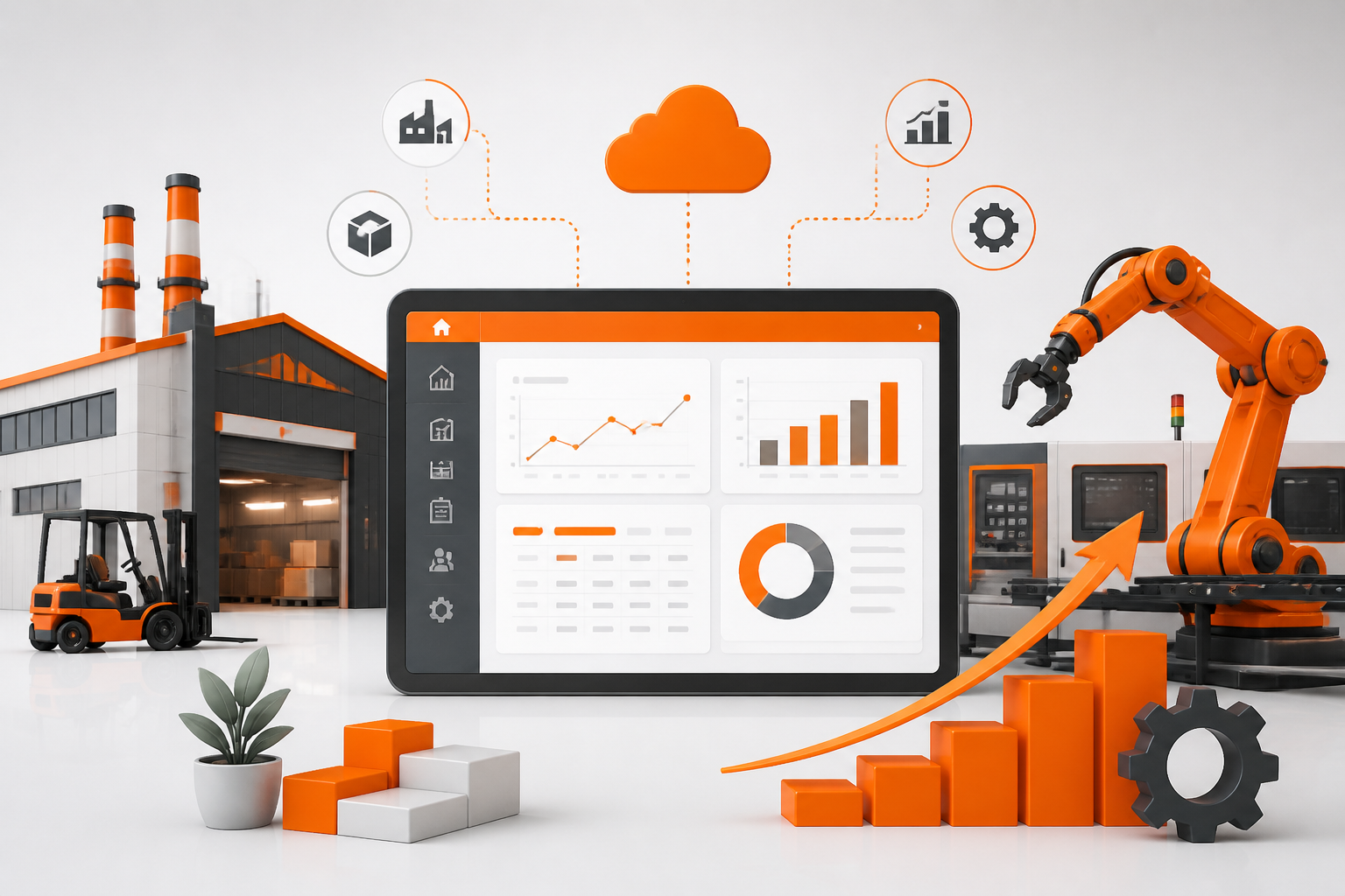 ERP Industrial para Iniciantes: Como Pequenas Fábricas Podem Competir Usando Tecnologia de Ponta