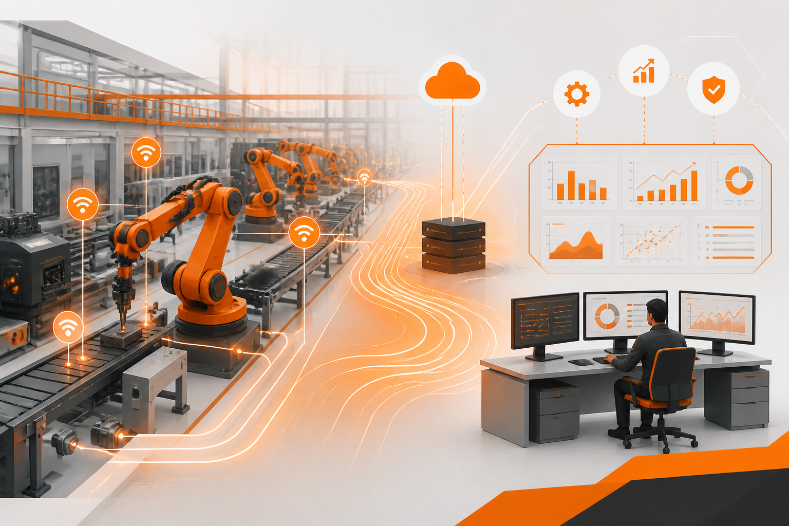 IoT Industrial: Como transformar sua fábrica em uma usina de dados inteligente