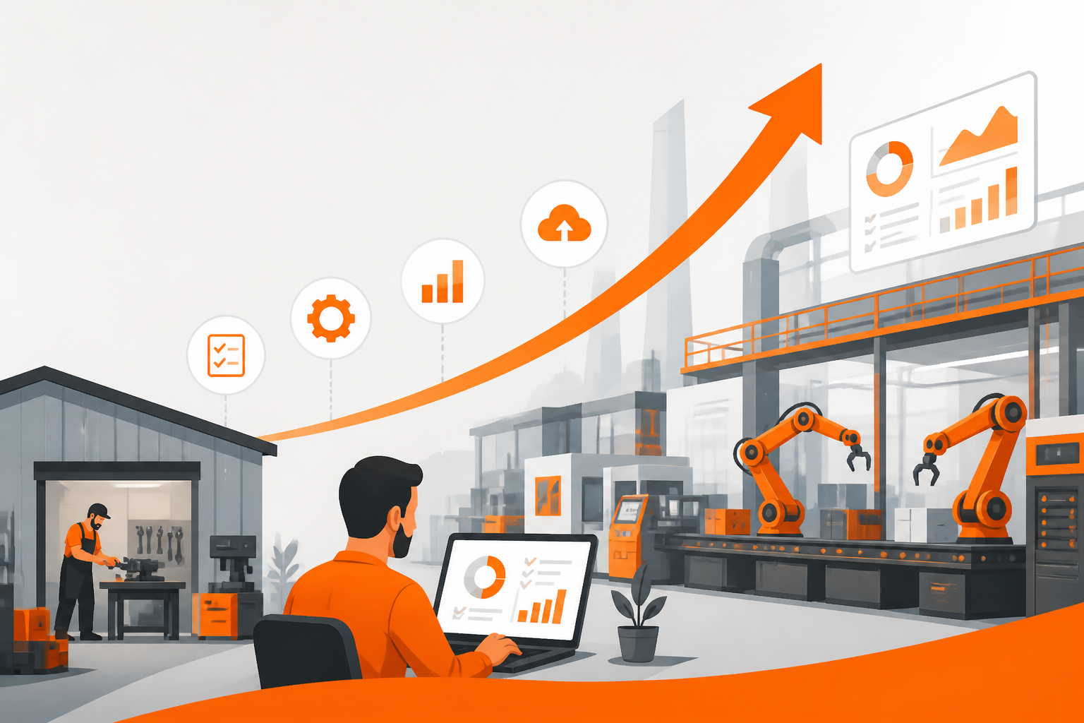 De Pequena Fábrica a Potência Industrial: O Caminho da Gestão Empresarial Digital