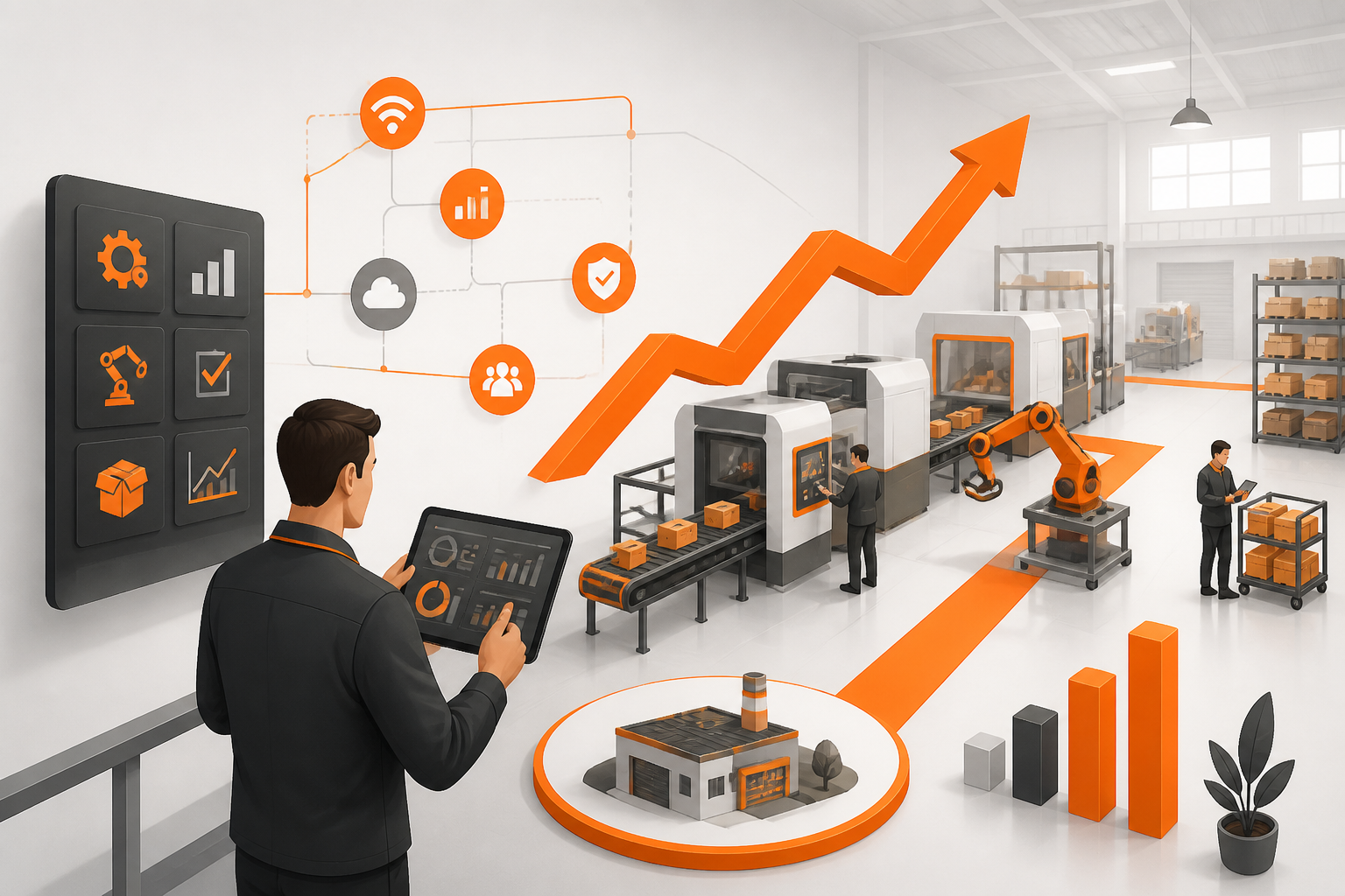 Fábrica Inteligente para PMEs: Eficiência de Gigante com Investimento Estratégico