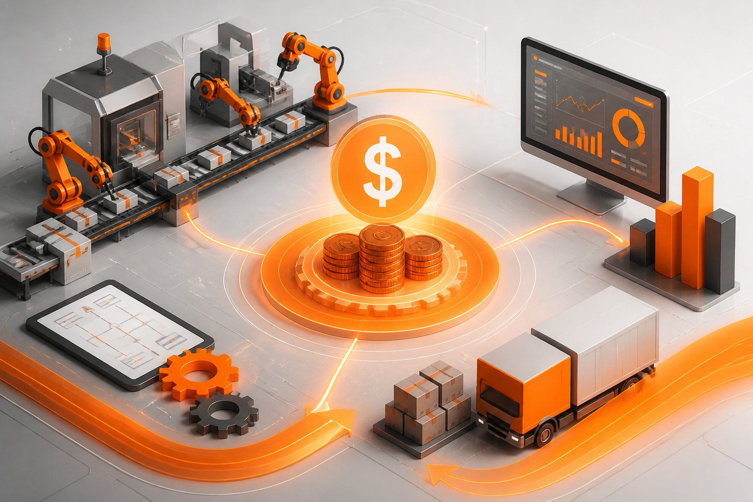 Controle de Produção e o Impacto no Caixa: Por que Eficiência é Dinheiro?