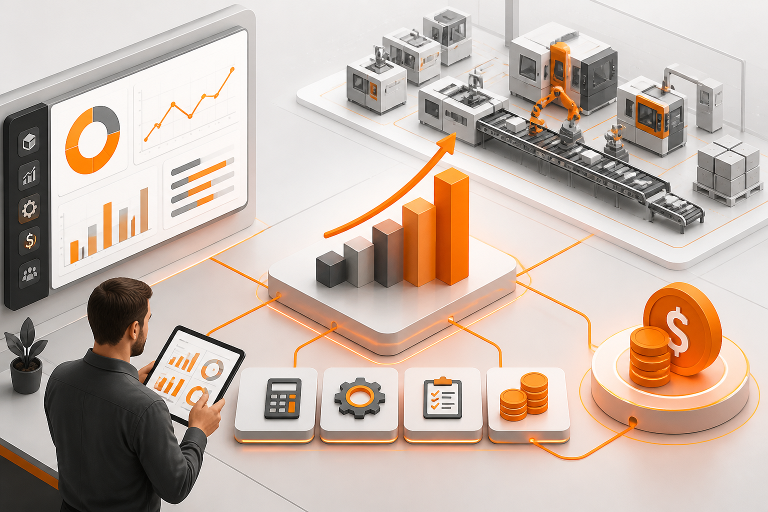 Rentabilidade Industrial: Como o ERP Transforma Dados de Produção em Lucro Líquido