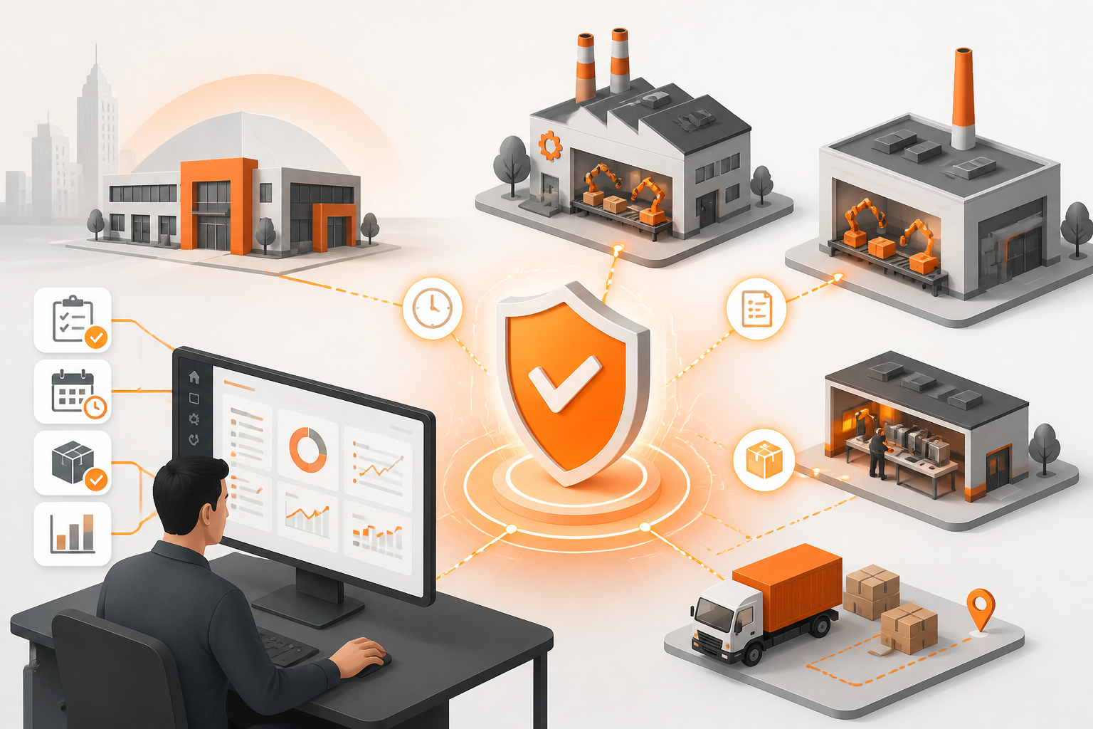 Eficiência Operacional em Terceiros: Como o ERP Industrial Blinda sua Produção Externa