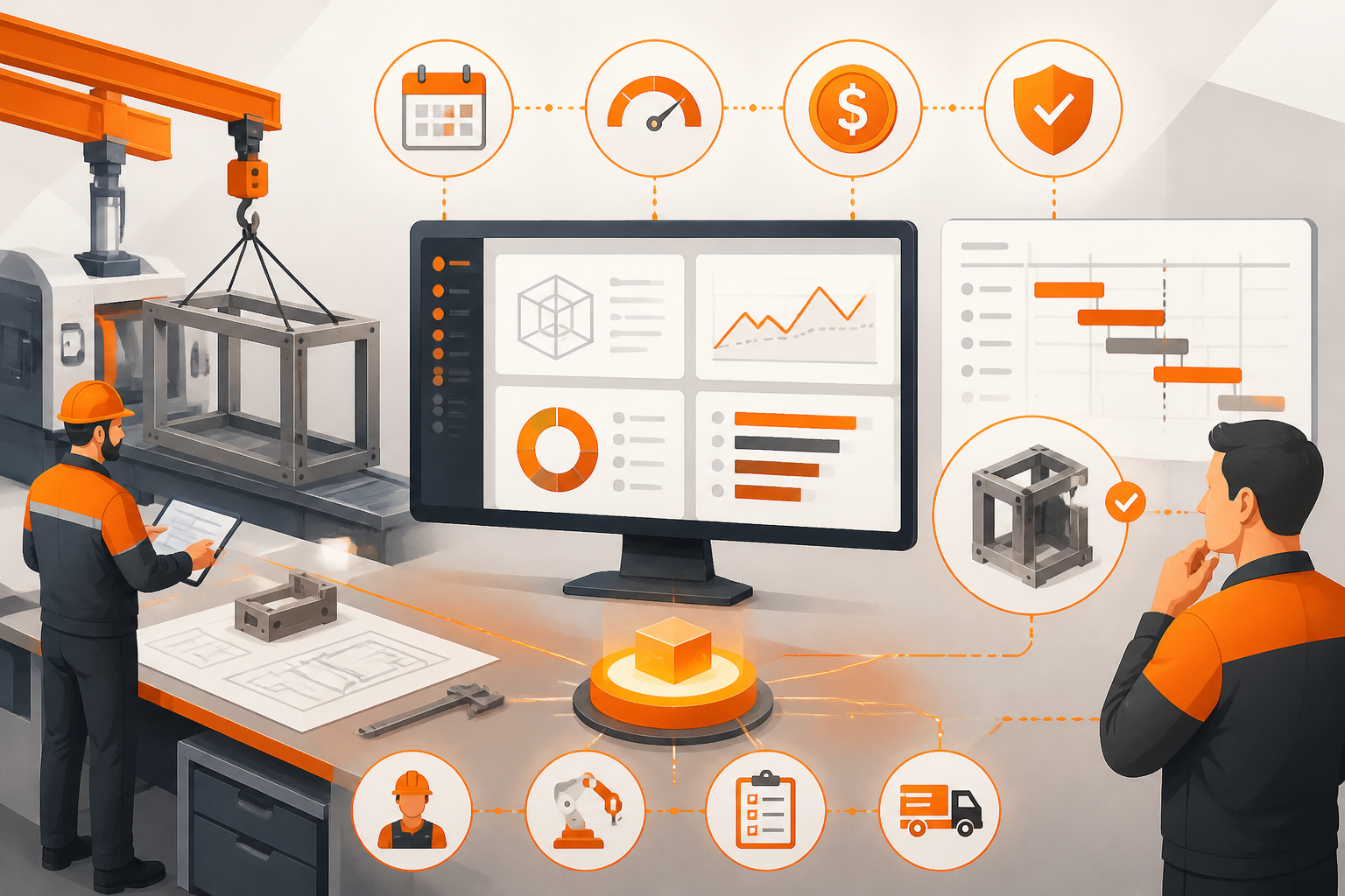 Gestão Sob Medida: Superando os Desafios da Fabricação Sob Encomenda com ERP Industrial