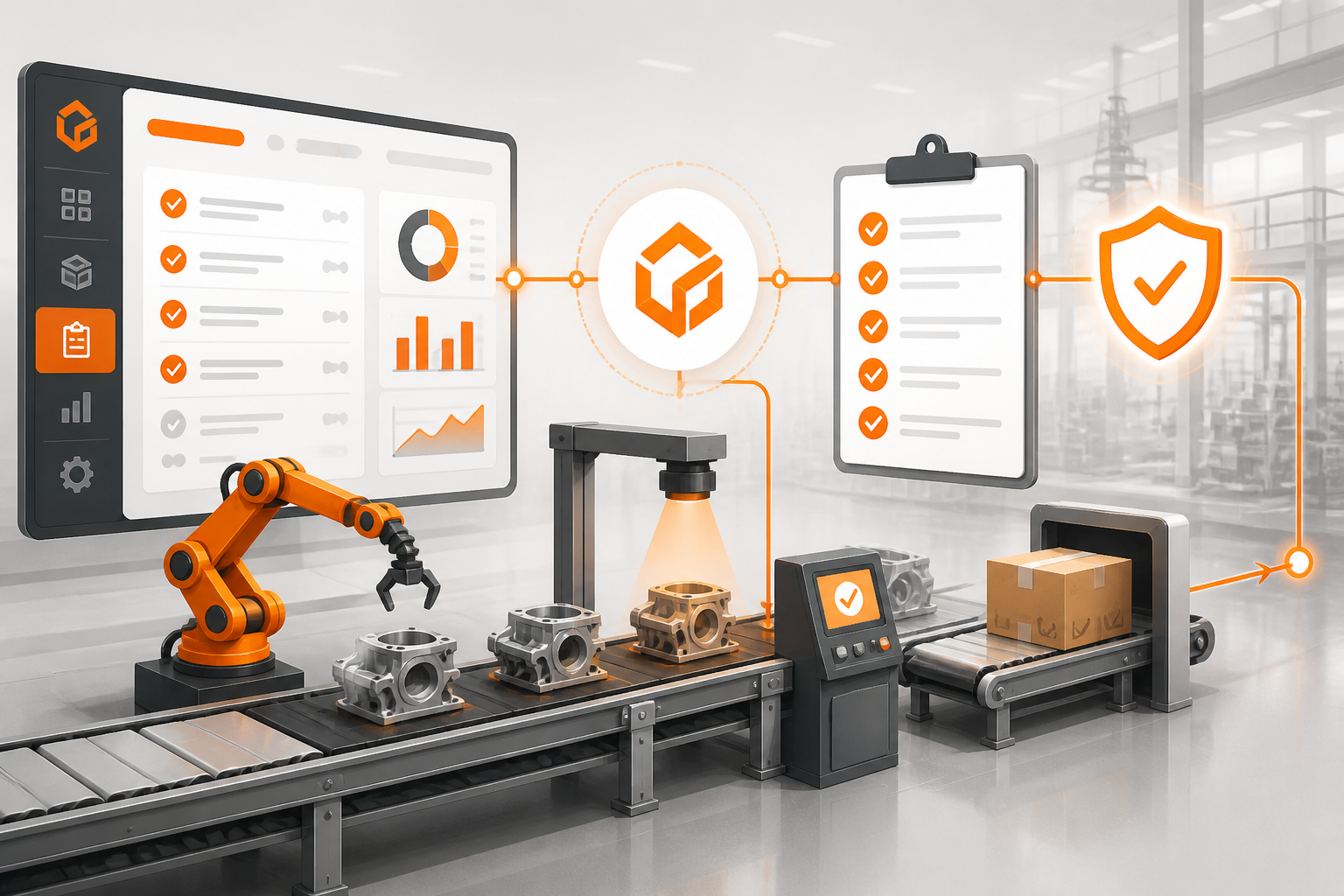 Controle de Qualidade Nativo: Eliminando o Retrabalho com Processos Digitais Integrados