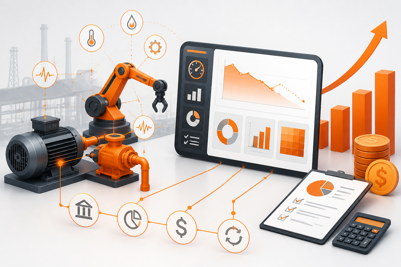 Economia de Ativos: Como o Monitoramento de Máquinas Influencia o Lucro Real da Indústria