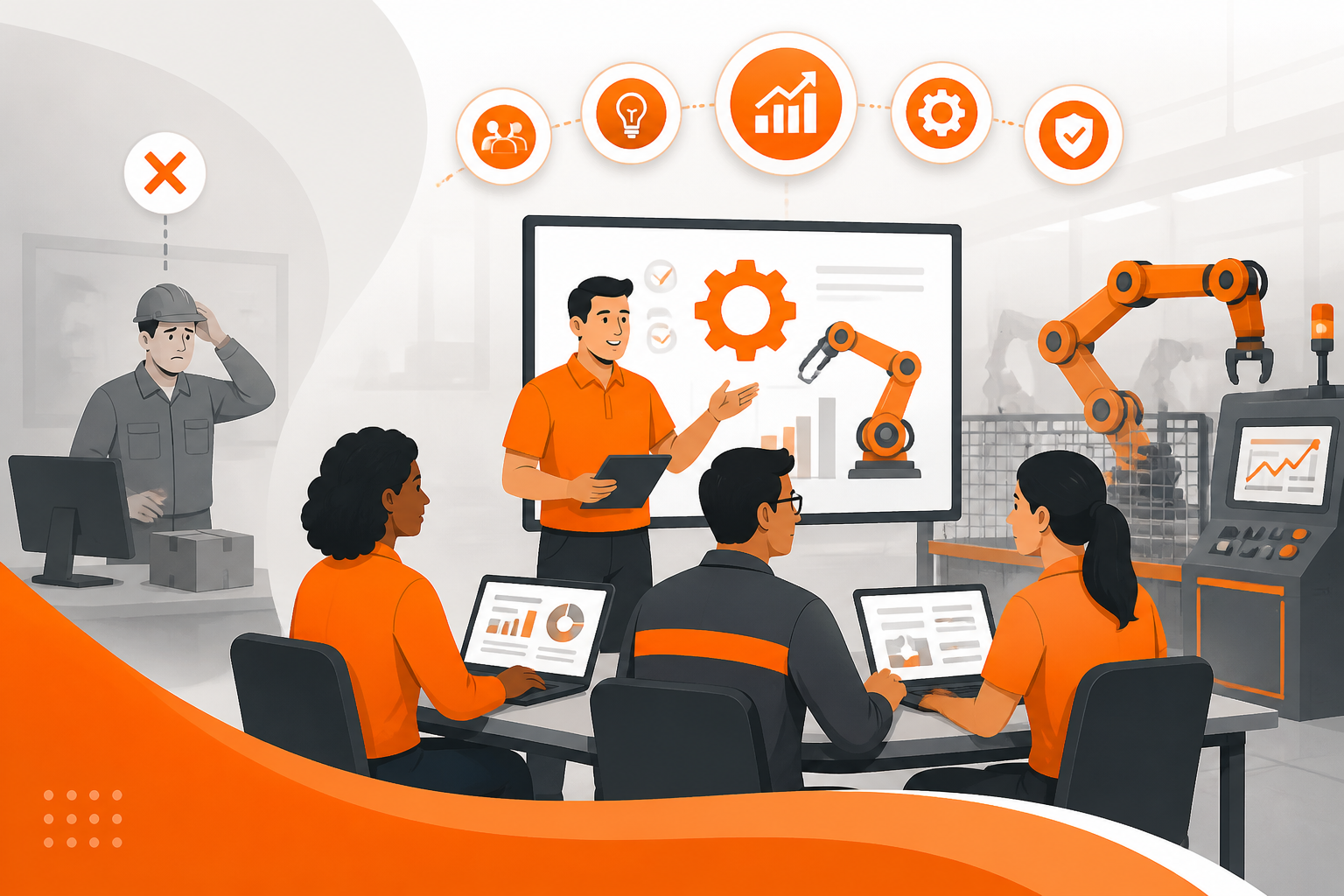 O Fator Humano na Gestão Industrial: Capacitando sua Equipe para a Era Digital